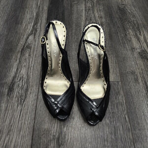BCBGirl women's high heels sandals size 7.5 B 37.5 black
